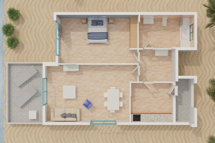 Appartement 1 chambre 2/4 personnes Appartements Magic Atrium Beach Villajoyosa Appartement 1 chambre 2/4 personnes Appartements Magic Atrium Beach Villajoyosa