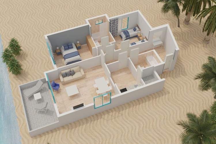 Appartement 2 chambres 4/6 personnes Appartements Magic Atrium Beach Villajoyosa Appartement 2 chambres 4/6 personnes Appartements Magic Atrium Beach Villajoyosa