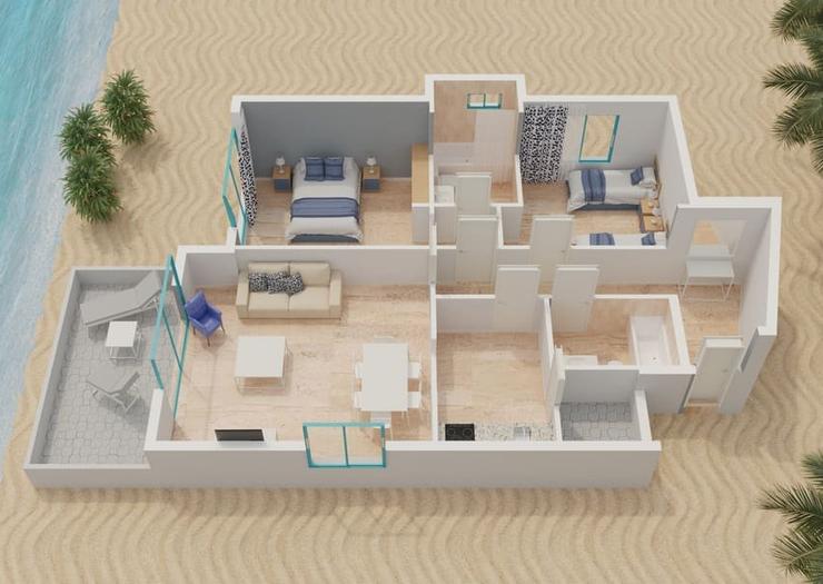 Appartement 2 Chambres 4/6 personnes Appartements Magic Atrium Beach Villajoyosa Appartement 2 Chambres 4/6 personnes Appartements Magic Atrium Beach Villajoyosa