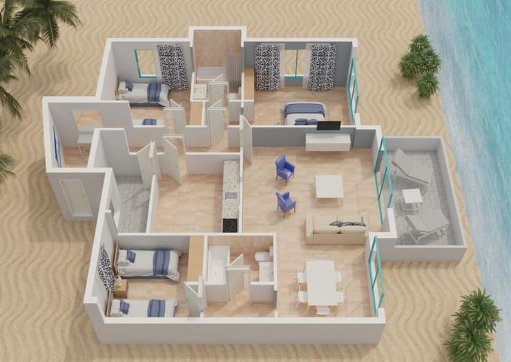 Appartement 3 Chambres 5/7 personnes Appartements Magic Atrium Beach Villajoyosa Appartement 3 Chambres 5/7 personnes Appartements Magic Atrium Beach Villajoyosa