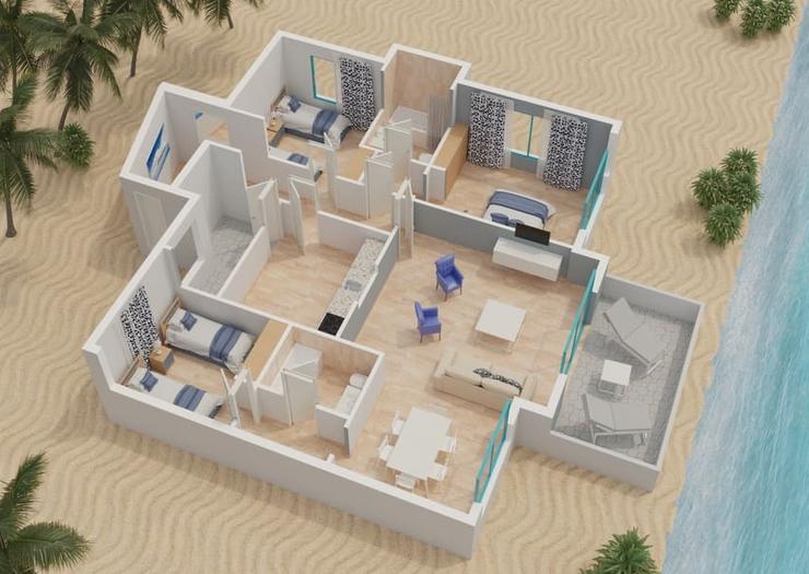 Appartement 3 Chambres 5/7 personnes Appartements Magic Atrium Beach Villajoyosa Appartement 3 Chambres 5/7 personnes Appartements Magic Atrium Beach Villajoyosa